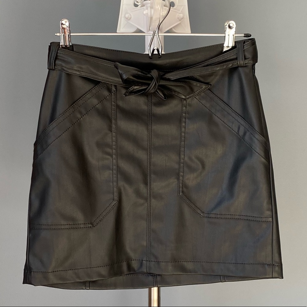 Express Faux Leather Skirt